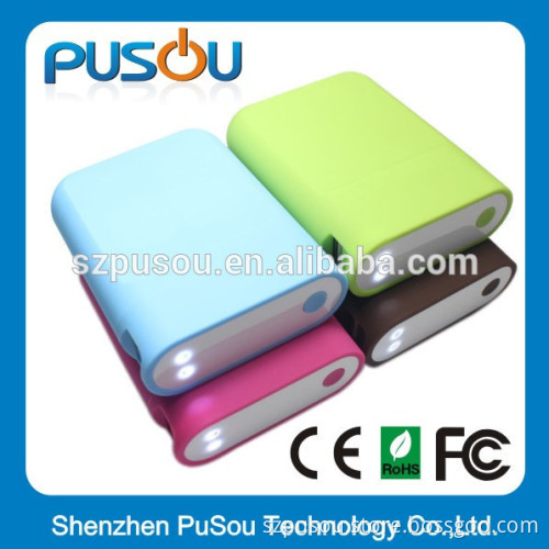 Sedex 4 pillar USB power bank 6600MAH for all kinds of mobile phones